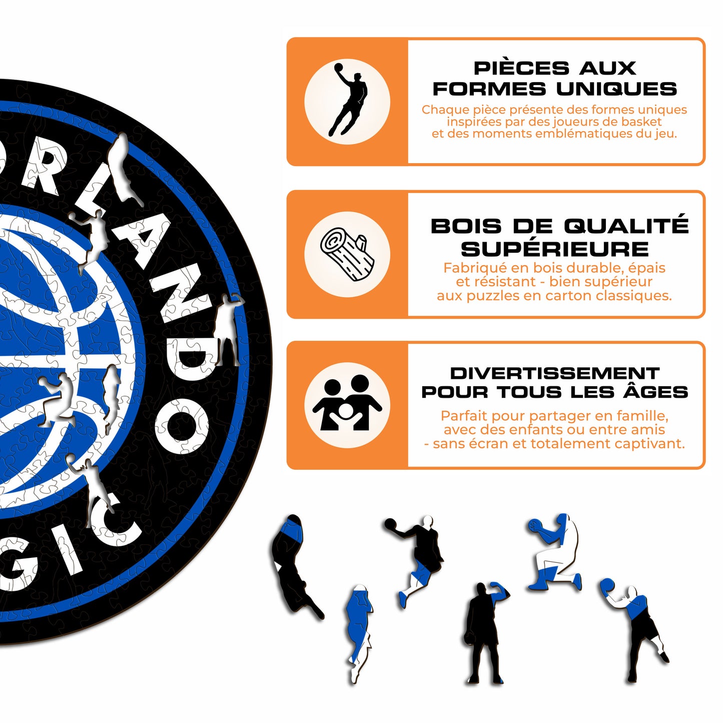 Orlando Magic™ - Puzzle en Bois