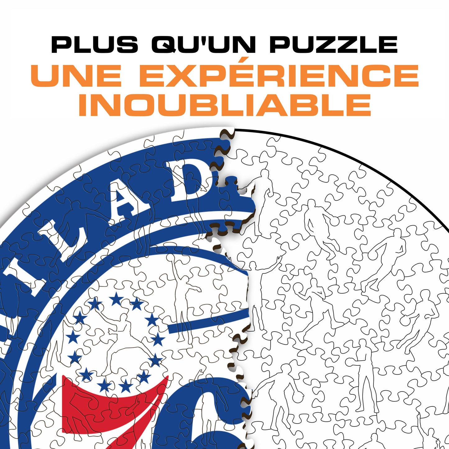 Philadelphia 76ers™ - Puzzle en Bois