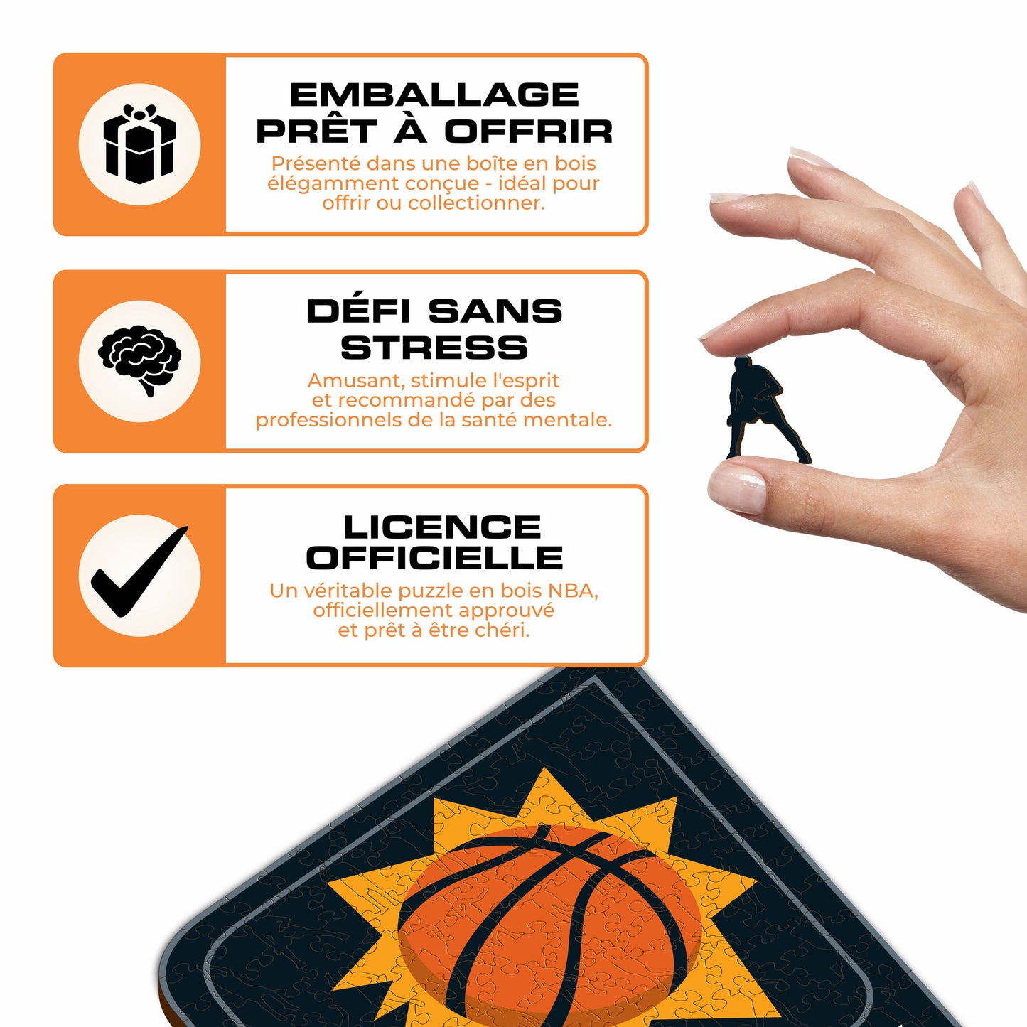 Phoenix Suns™ - Puzzle en Bois