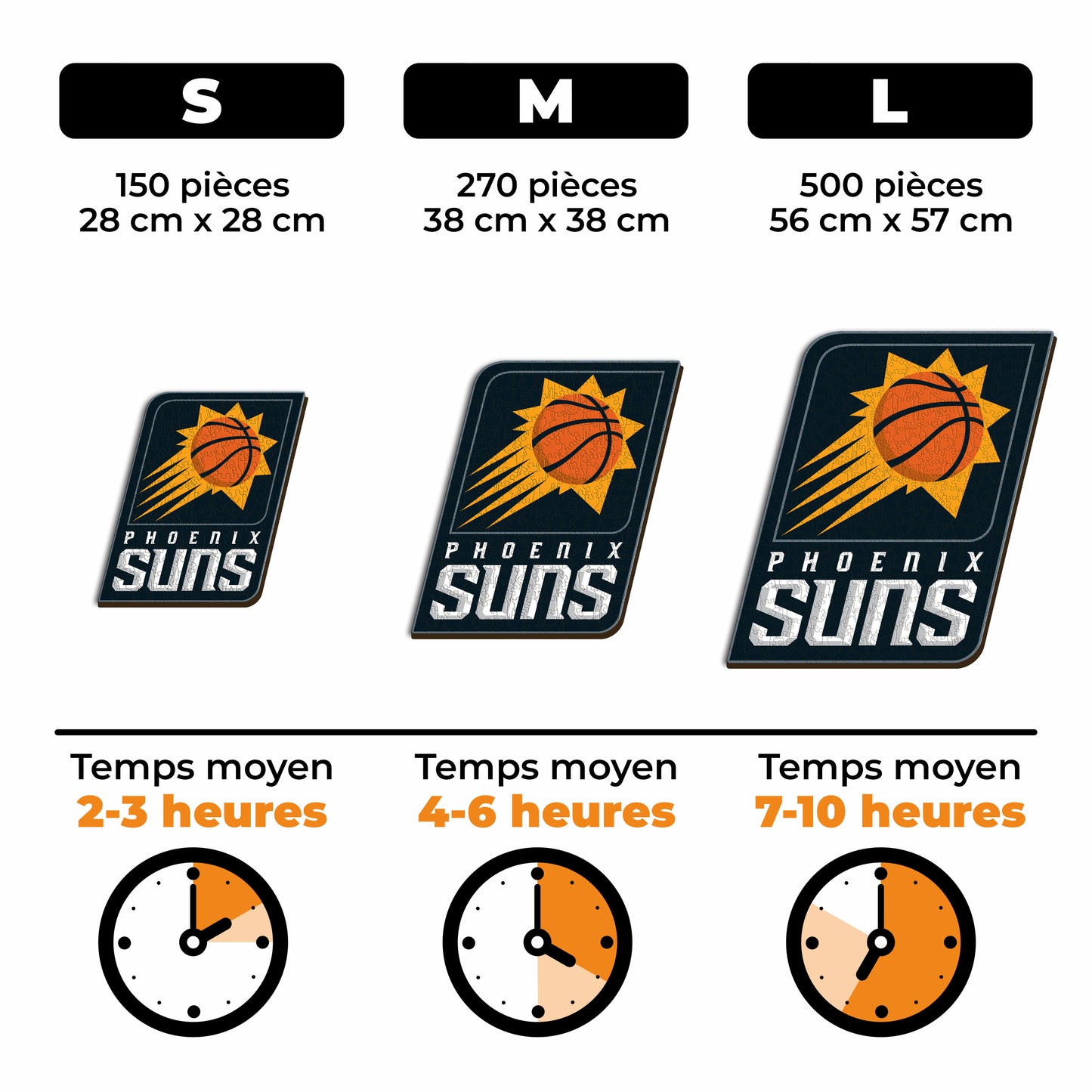 Phoenix Suns™ - Puzzle en Bois