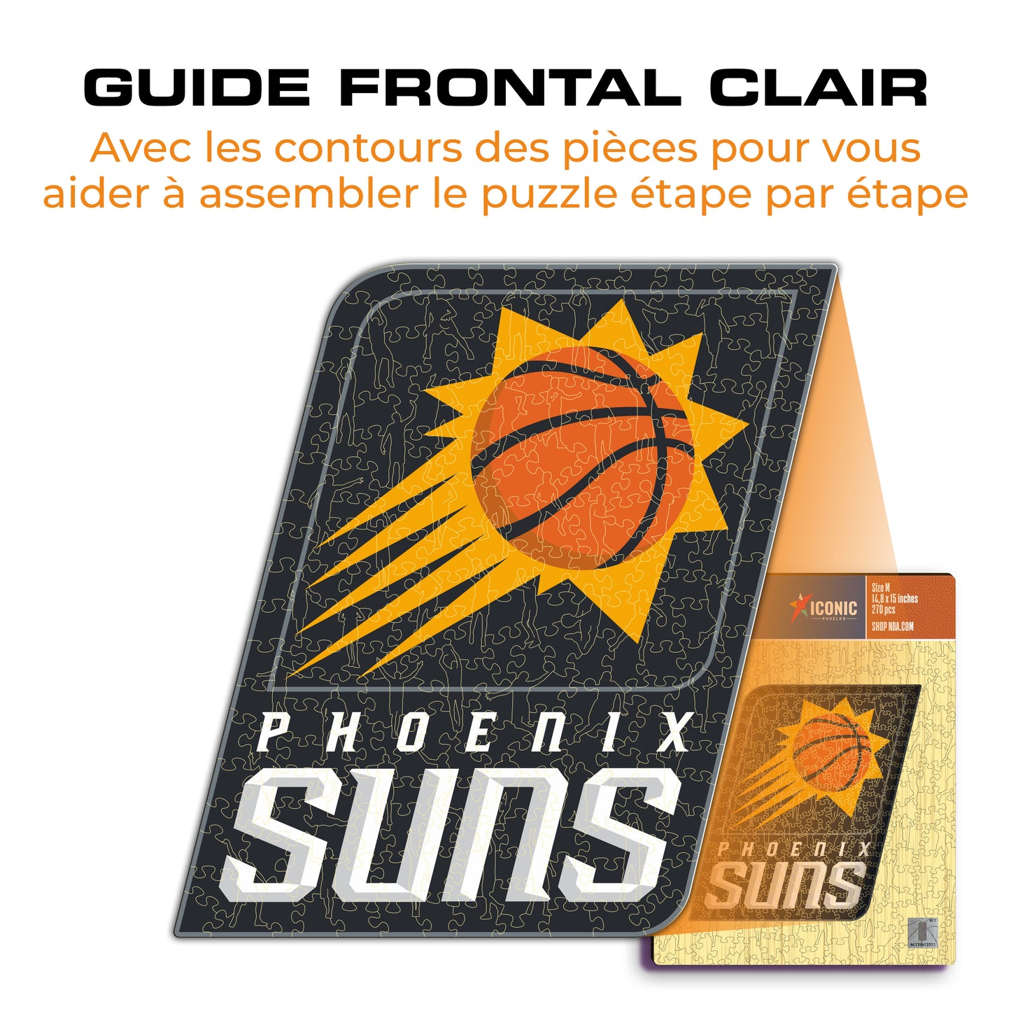 Phoenix Suns™ - Puzzle en Bois