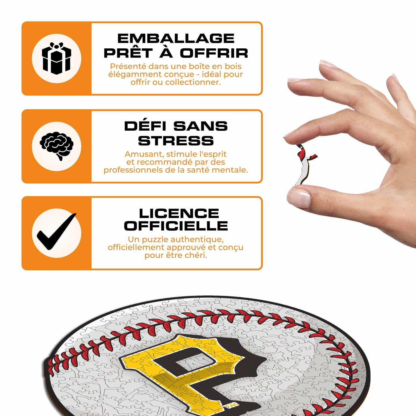 Pittsburgh Pirates™ - Puzzle en Bois