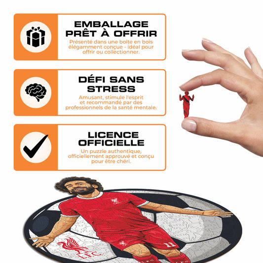 Mohamed Salah - Puzzle en Bois