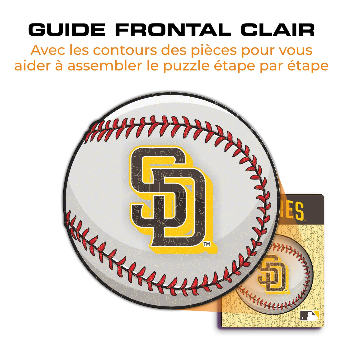 San Diego Padres™ - Puzzle en Bois