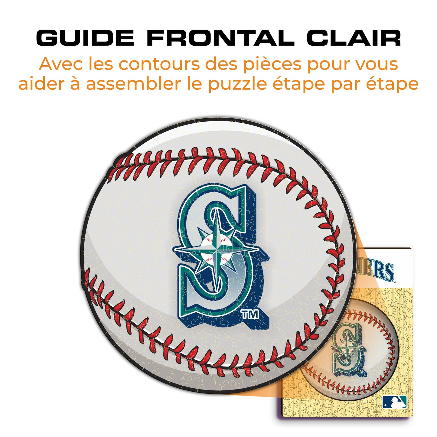 Seattle Mariners™ - Puzzle en Bois