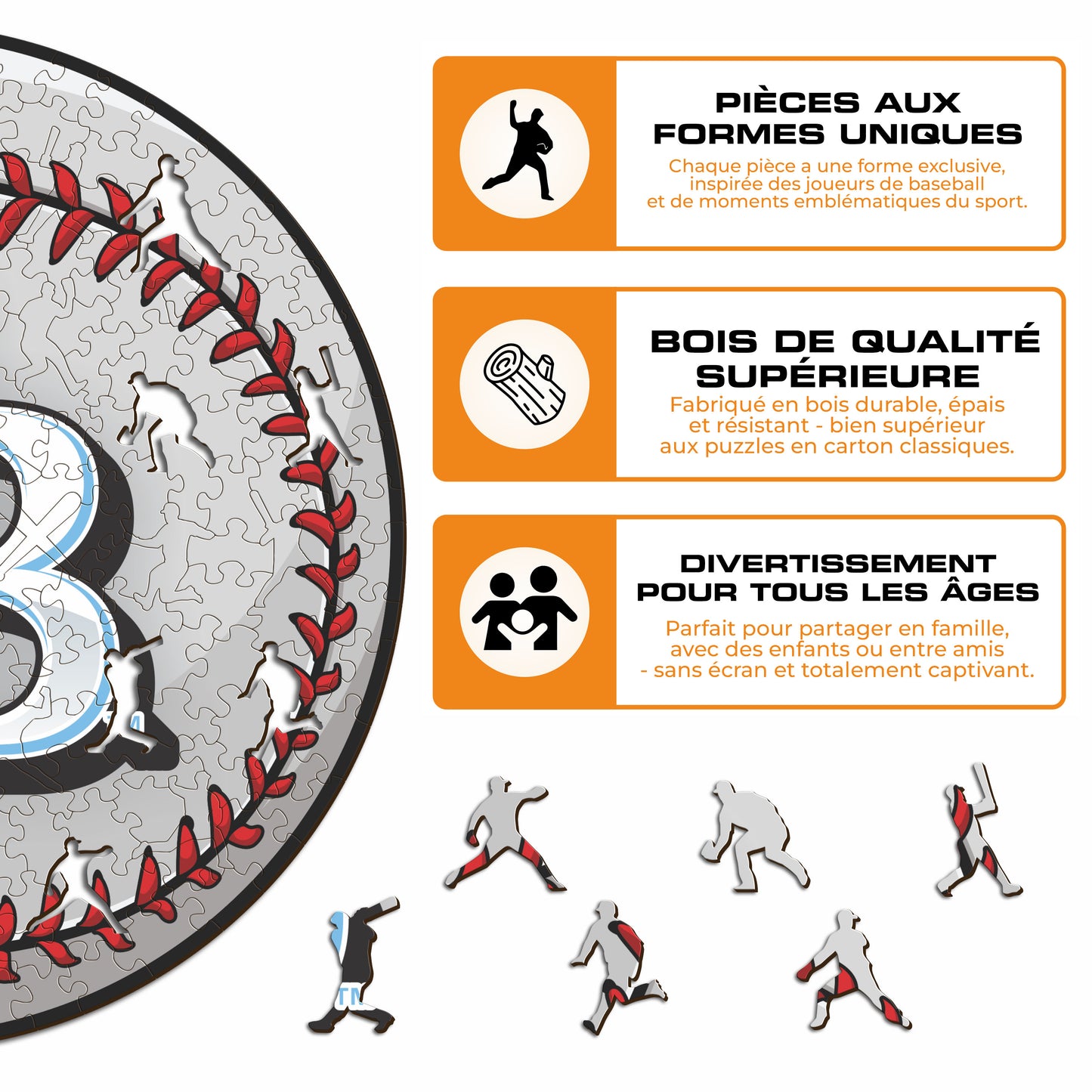 Tampa Bay Rays™ - Puzzle en Bois