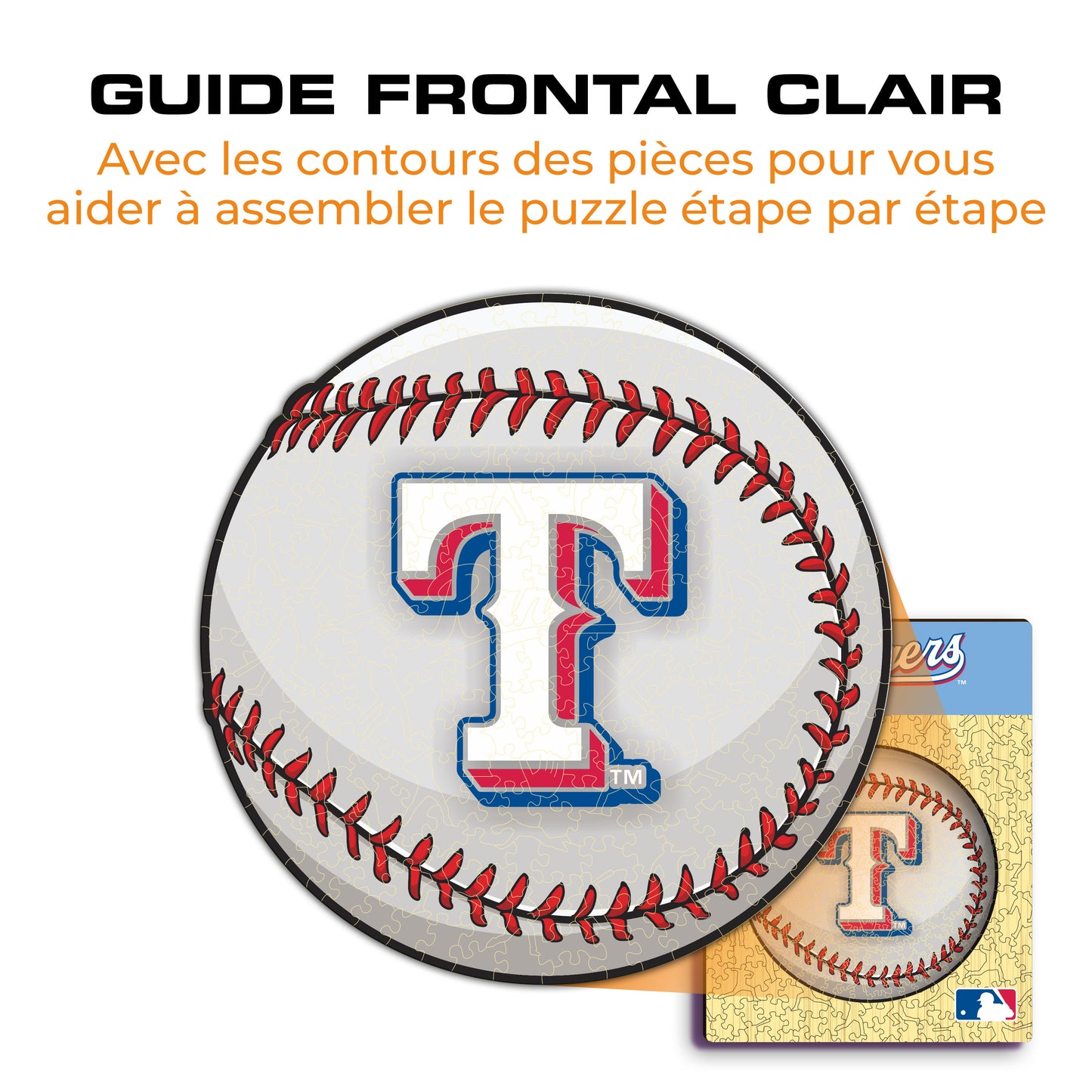 Texas Rangers™ - Puzzle en Bois