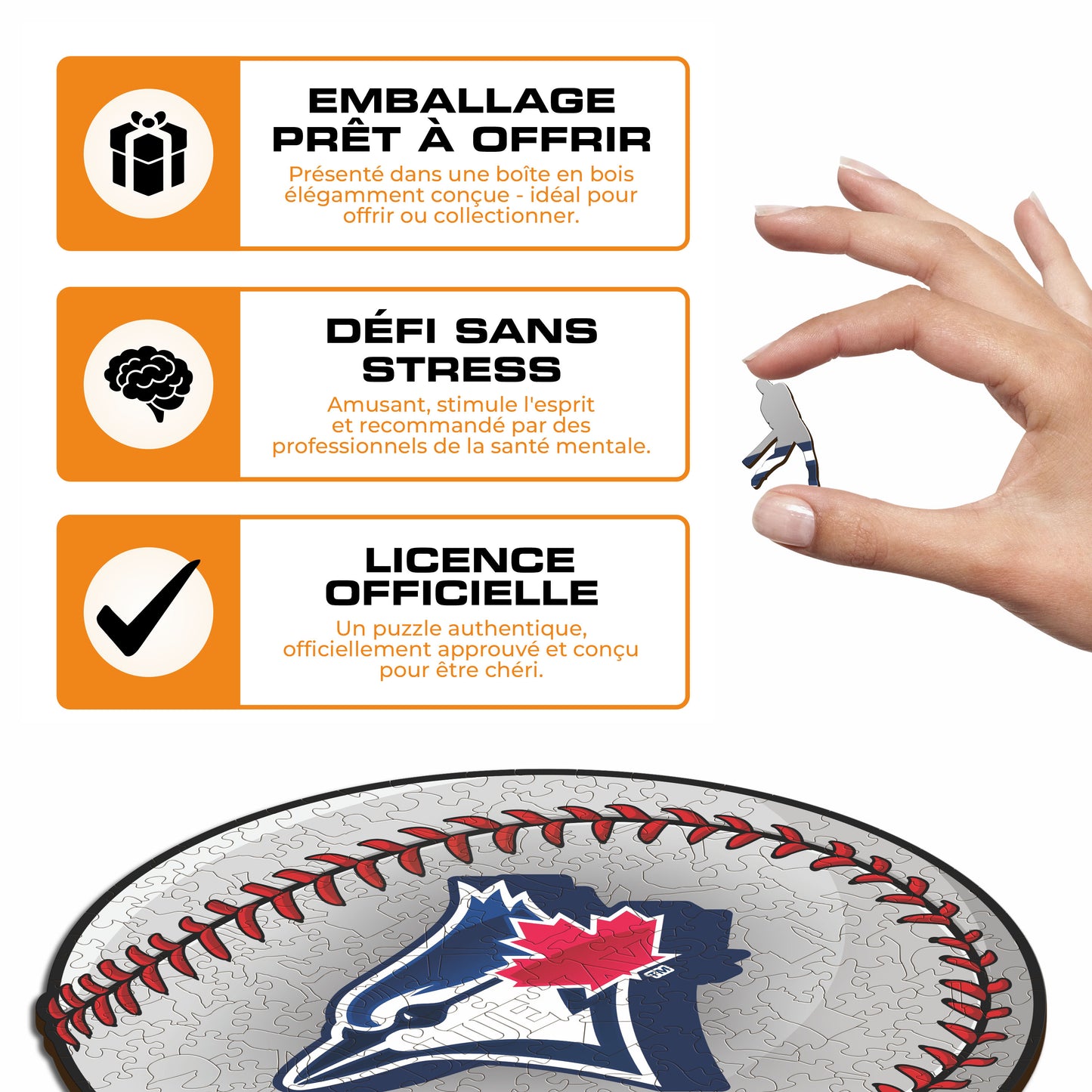 Toronto Blue Jays™ - Puzzle en Bois