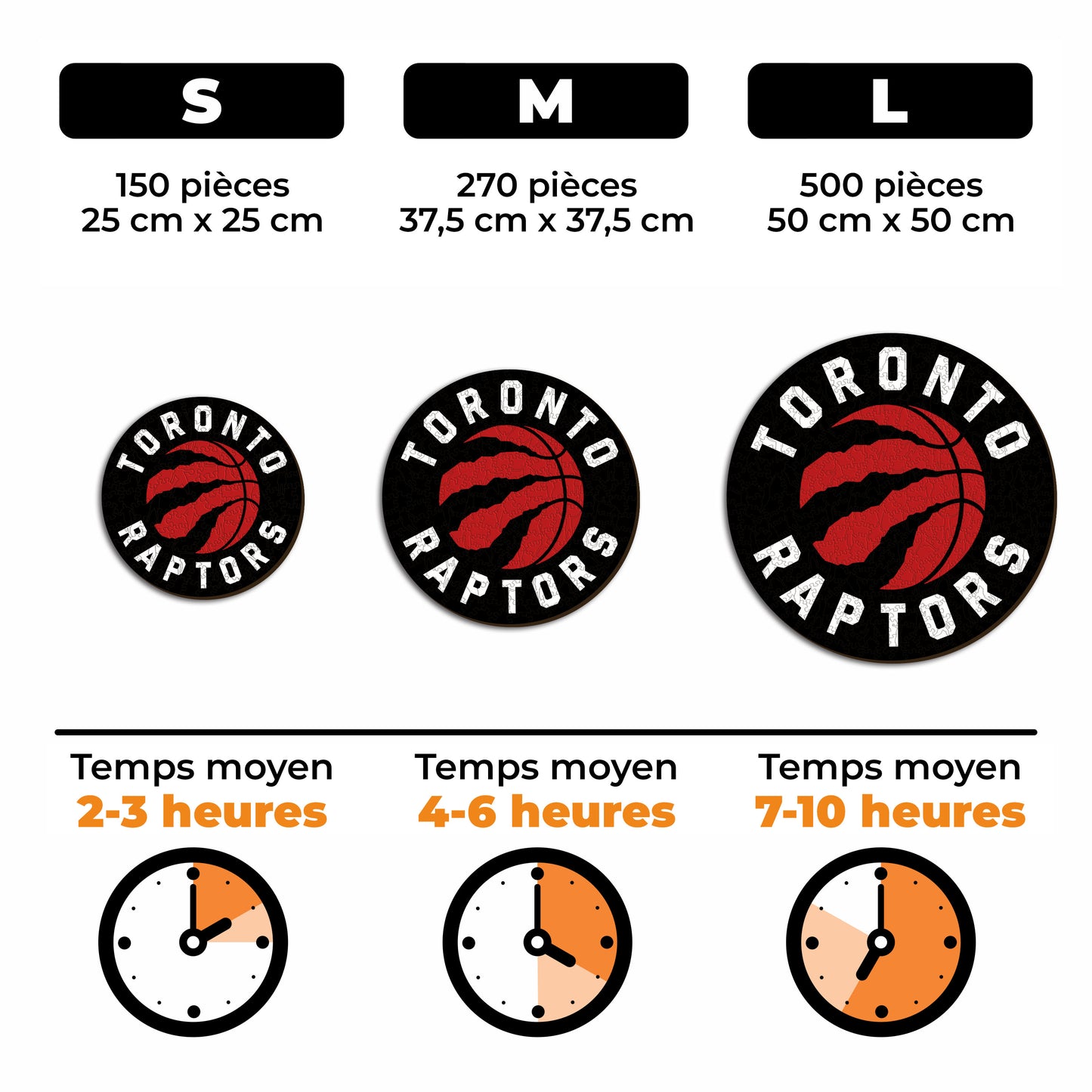 Toronto Raptors™ - Puzzle en Bois