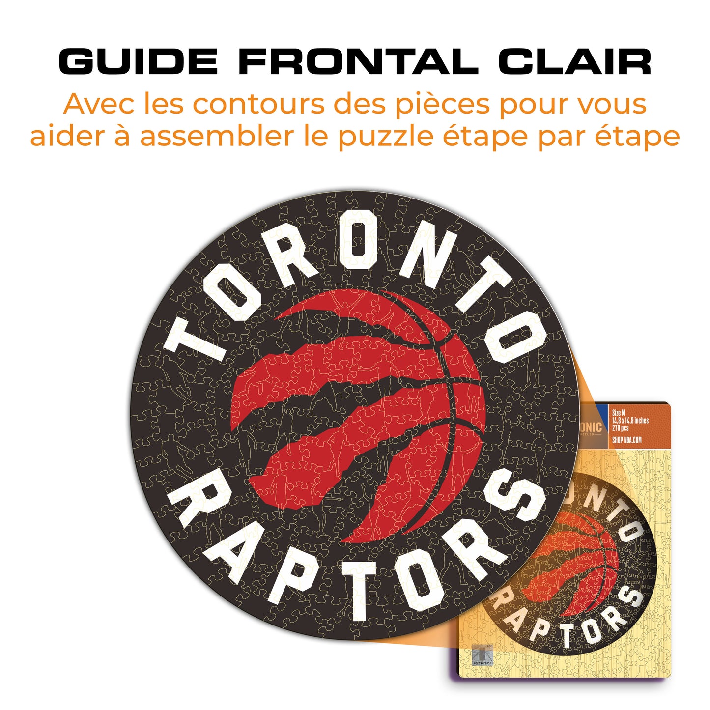 Toronto Raptors™ - Puzzle en Bois