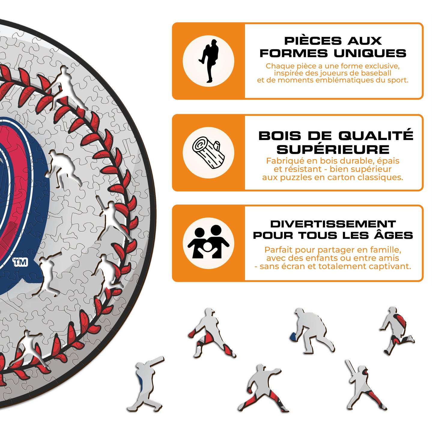 Washington Nationals™ - Puzzle en Bois