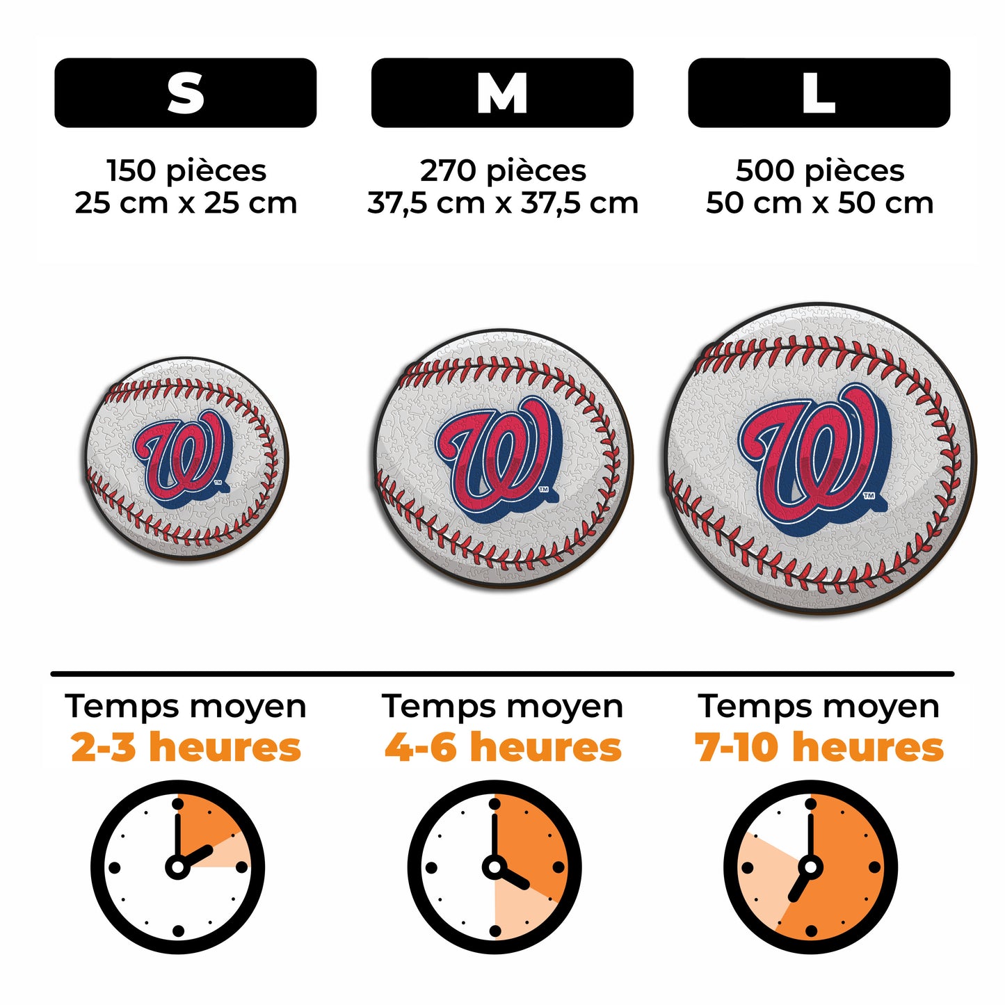 Washington Nationals™ - Puzzle en Bois