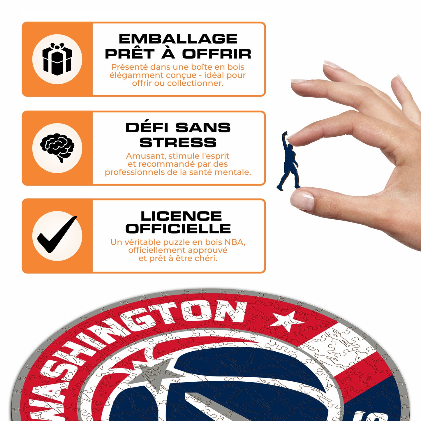 Washington Wizards™ - Puzzle en Bois