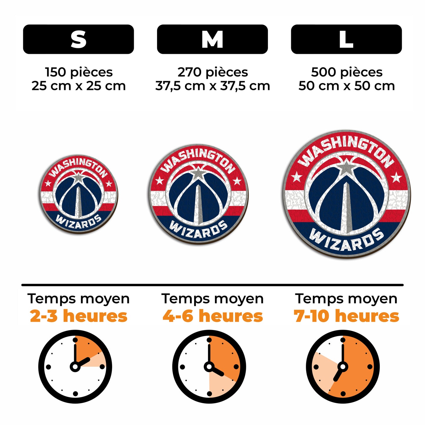 Washington Wizards™ - Puzzle en Bois