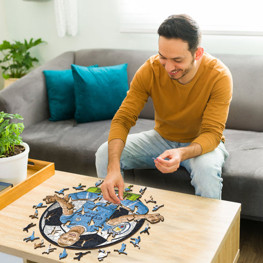 Erling Haaland - Puzzle en Bois