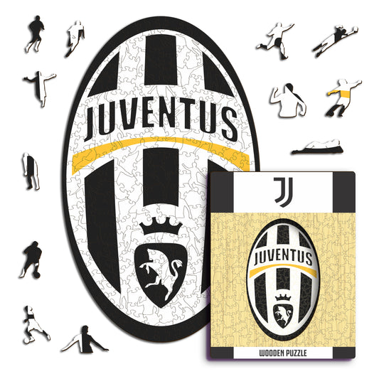Retro Logo Juventus FC® - Puzzle en Bois