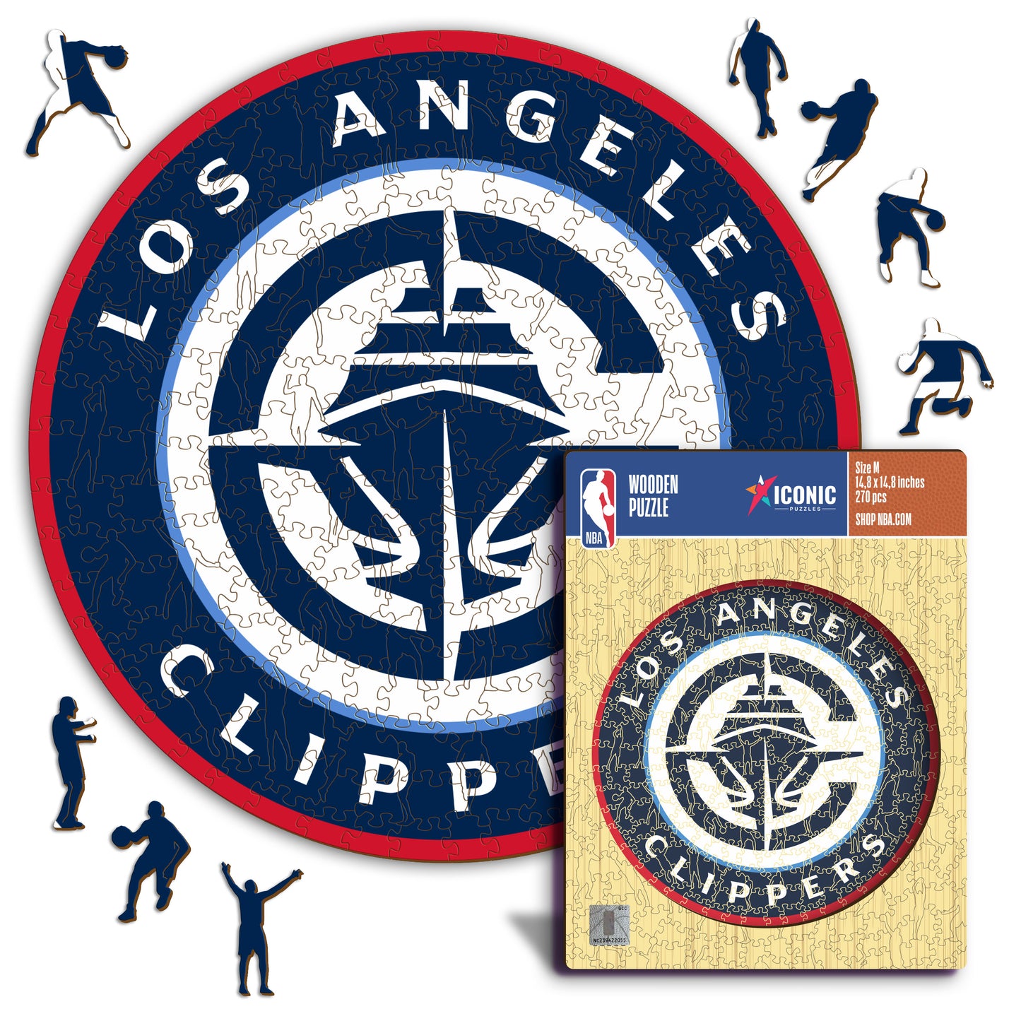 Los Angeles Clippers™ - Puzzle en Bois