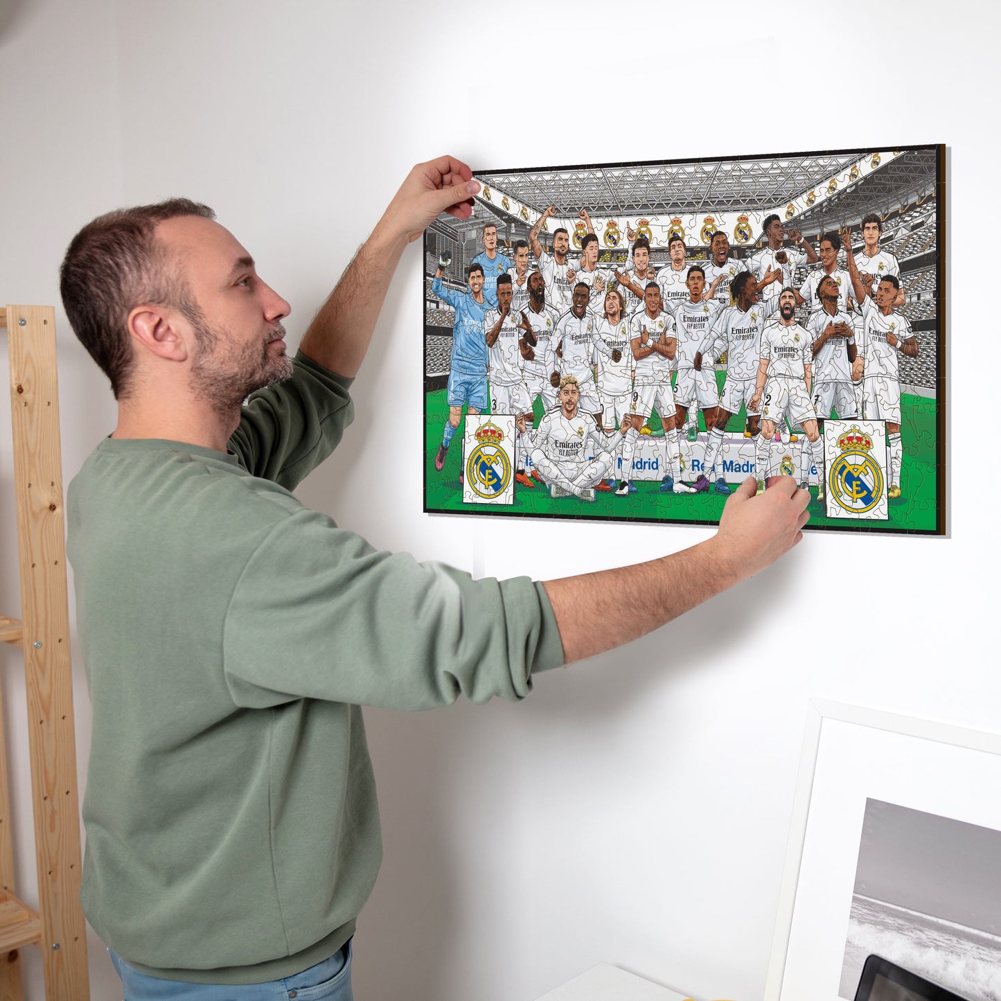 Équipe du Real Madrid CF® - Puzzle en Bois