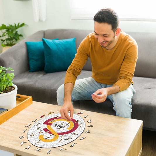 Logo Galatasaray S.K.® - Puzzle en Bois