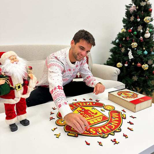 Manchester United FC® Logo - Puzzle en Bois