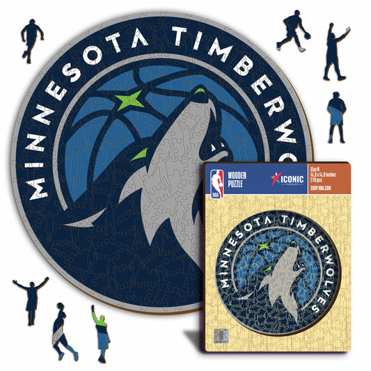Minnesota Timberwolves™ - Puzzle en Bois