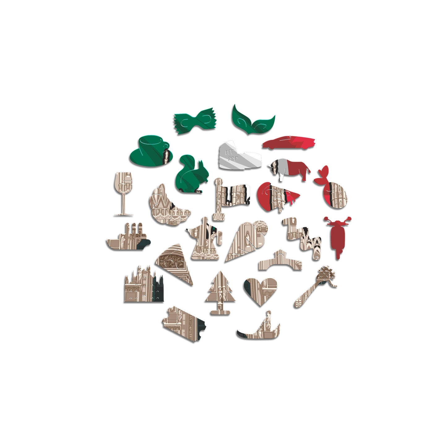 Cathédrale de Milan - Puzzle en Bois