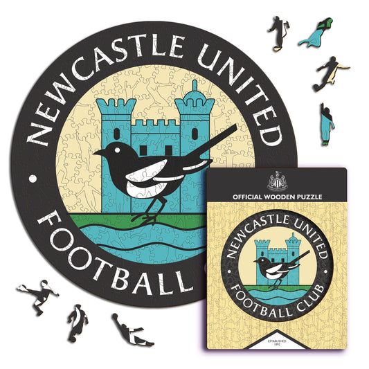 Retro Logo Newcastle United FC® - Puzzle en Bois