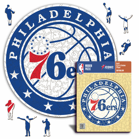 Philadelphia 76ers™ - Puzzle en Bois