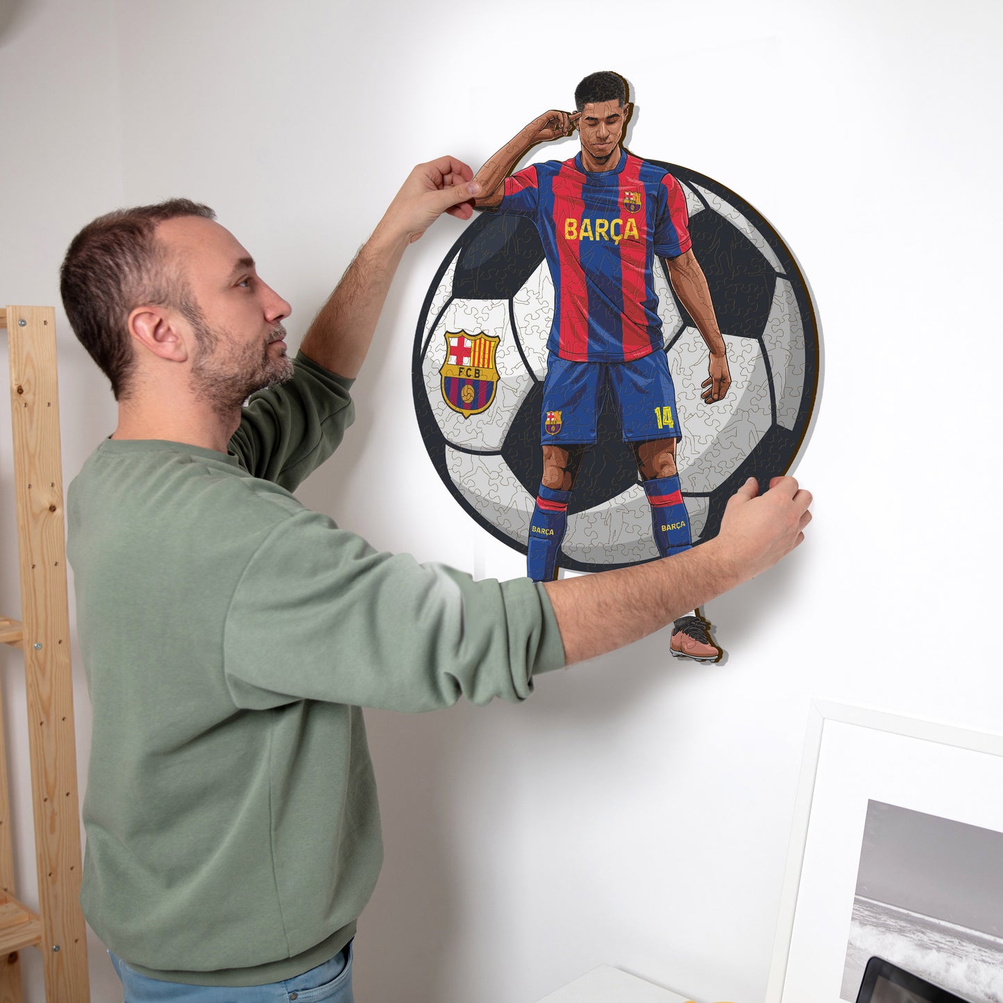 Marcus Rashford - Puzzle en Bois