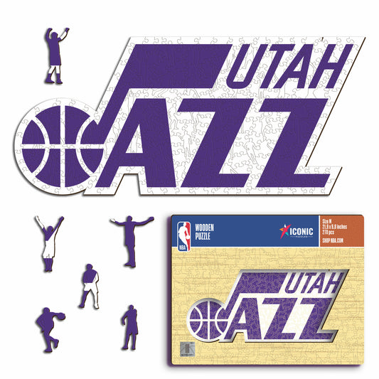 Utah Jazz™ - Puzzle en Bois