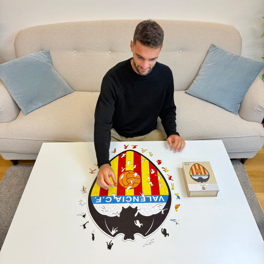 Logo Valencia CF® - Puzzle en Bois