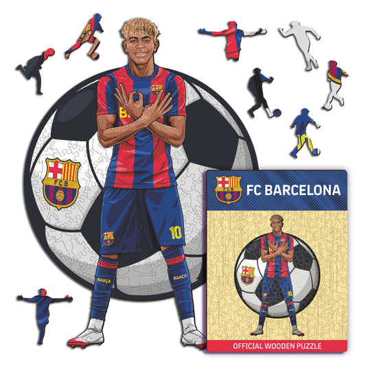 Lamine Yamal - Puzzle en Bois