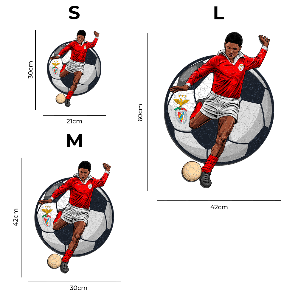 Eusébio - Puzzle en Bois