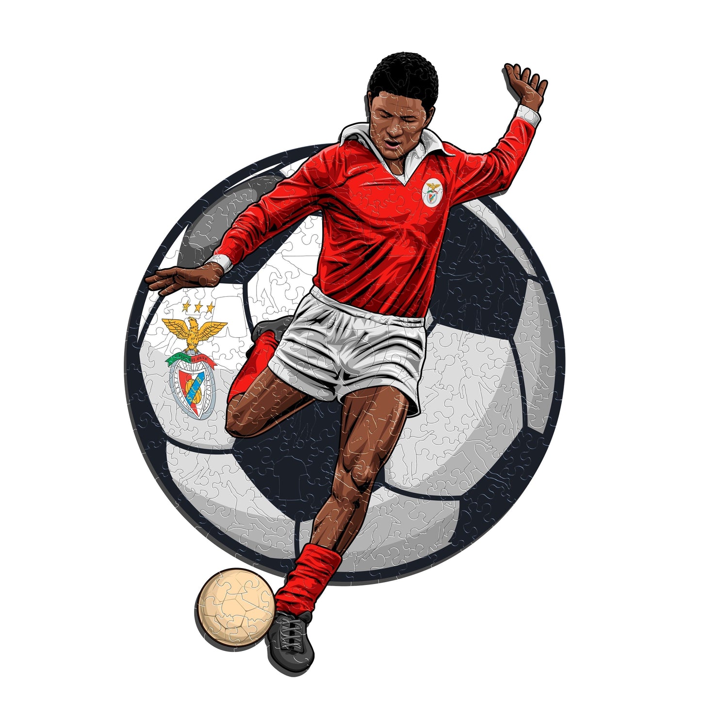 Eusébio - Puzzle en Bois