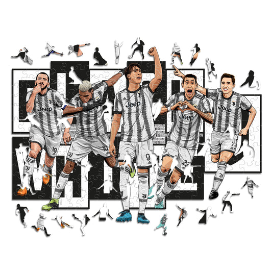 5 Joueurs FC Juventus® - Puzzle en Bois
