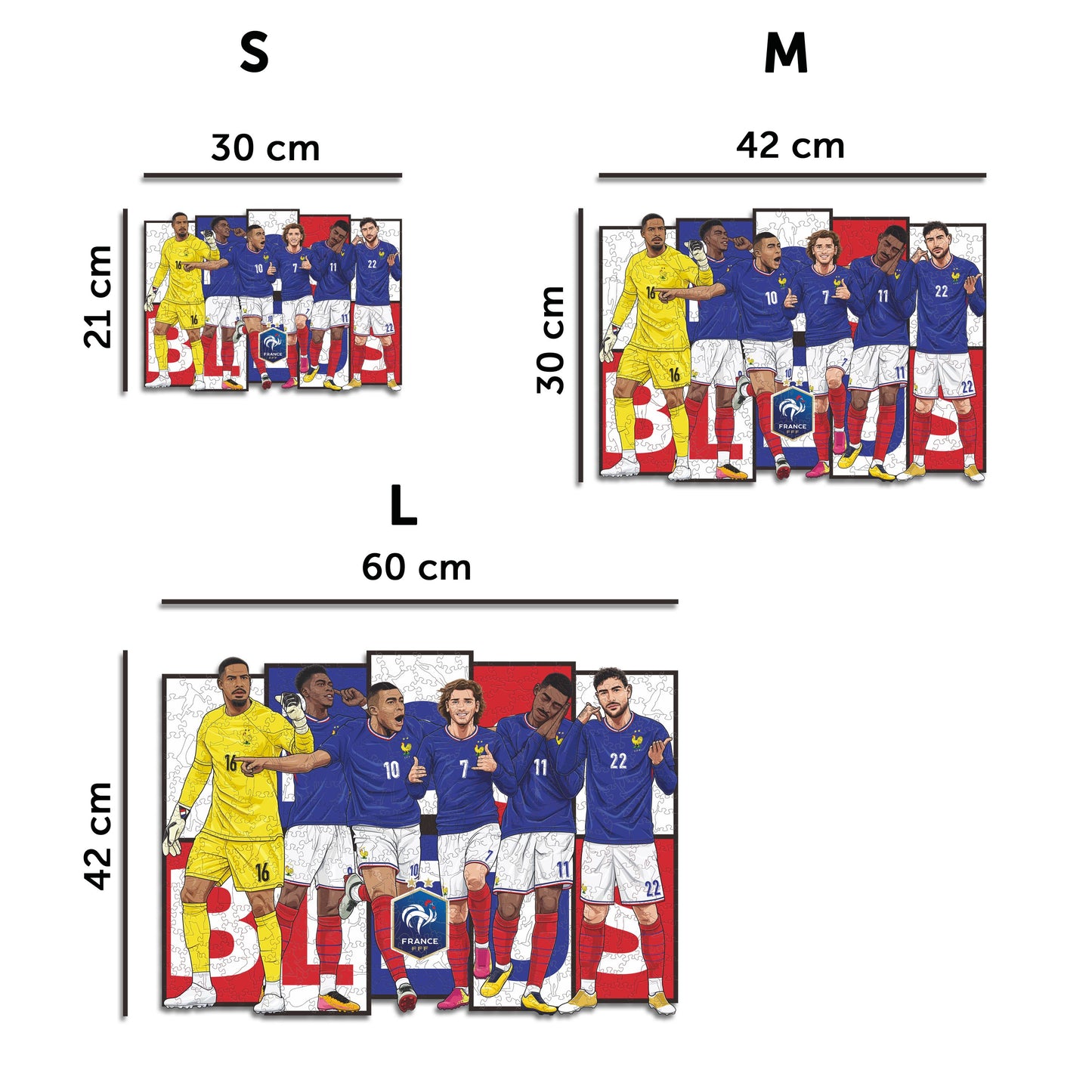 Joueurs Équipe de France® - Puzzle en Bois