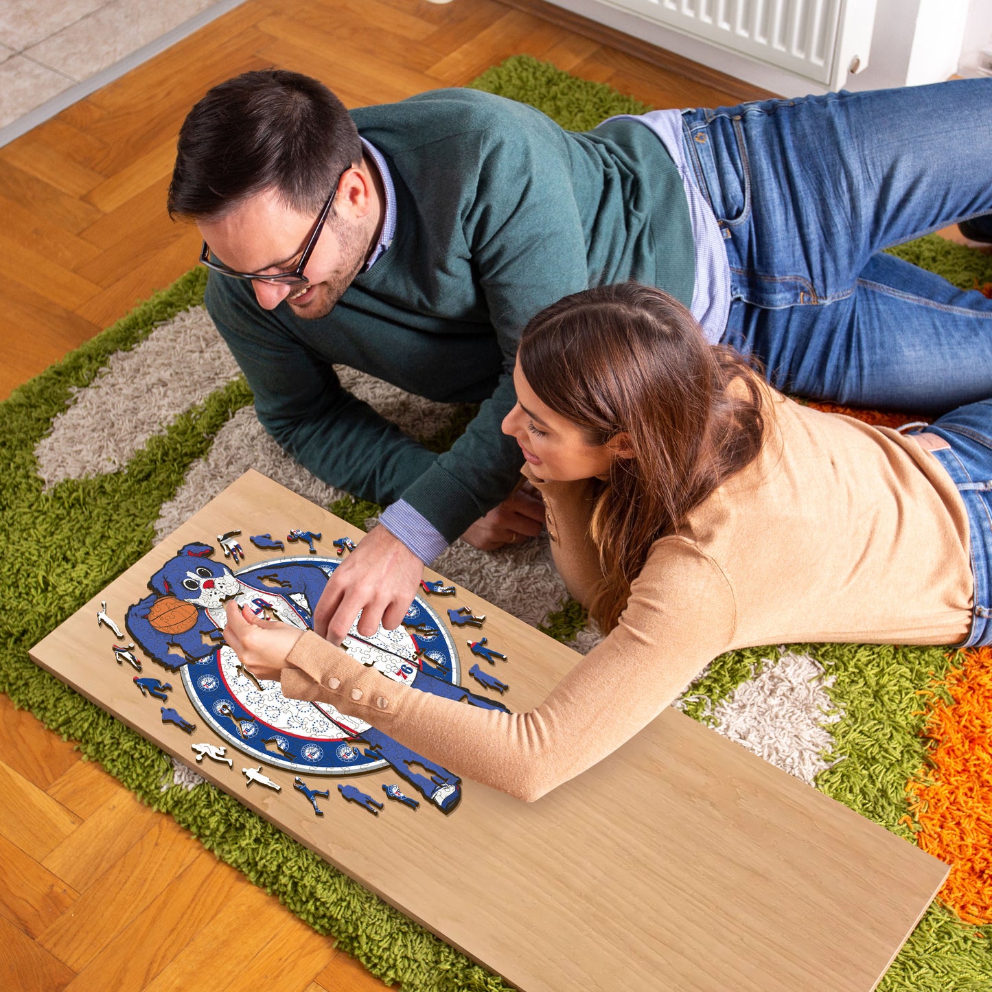 Mascotte Philadelphia 76ers™ - Puzzle en Bois