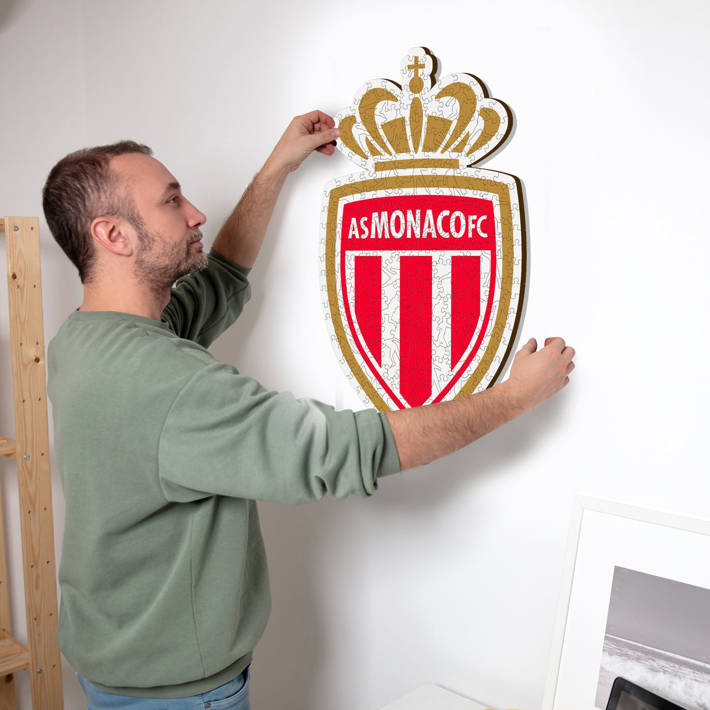Logo AS Monaco® - Puzzle en Bois