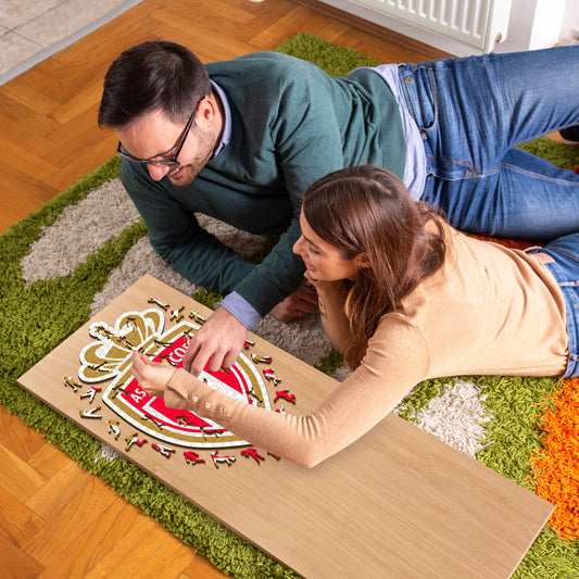 Logo AS Monaco® - Puzzle en Bois