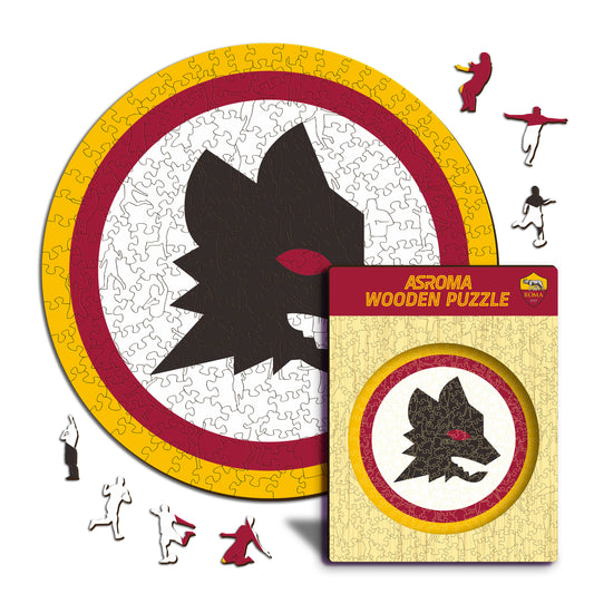 Deuxième Logo AS Roma® - Puzzle en Bois