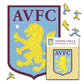 Logo Aston Villa FC® - Puzzle en Bois