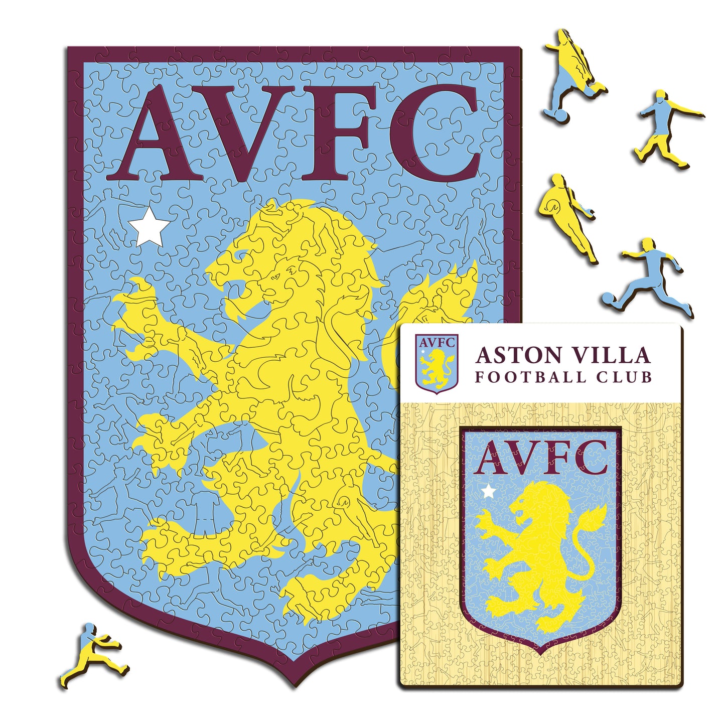 Logo Aston Villa FC® - Puzzle en Bois