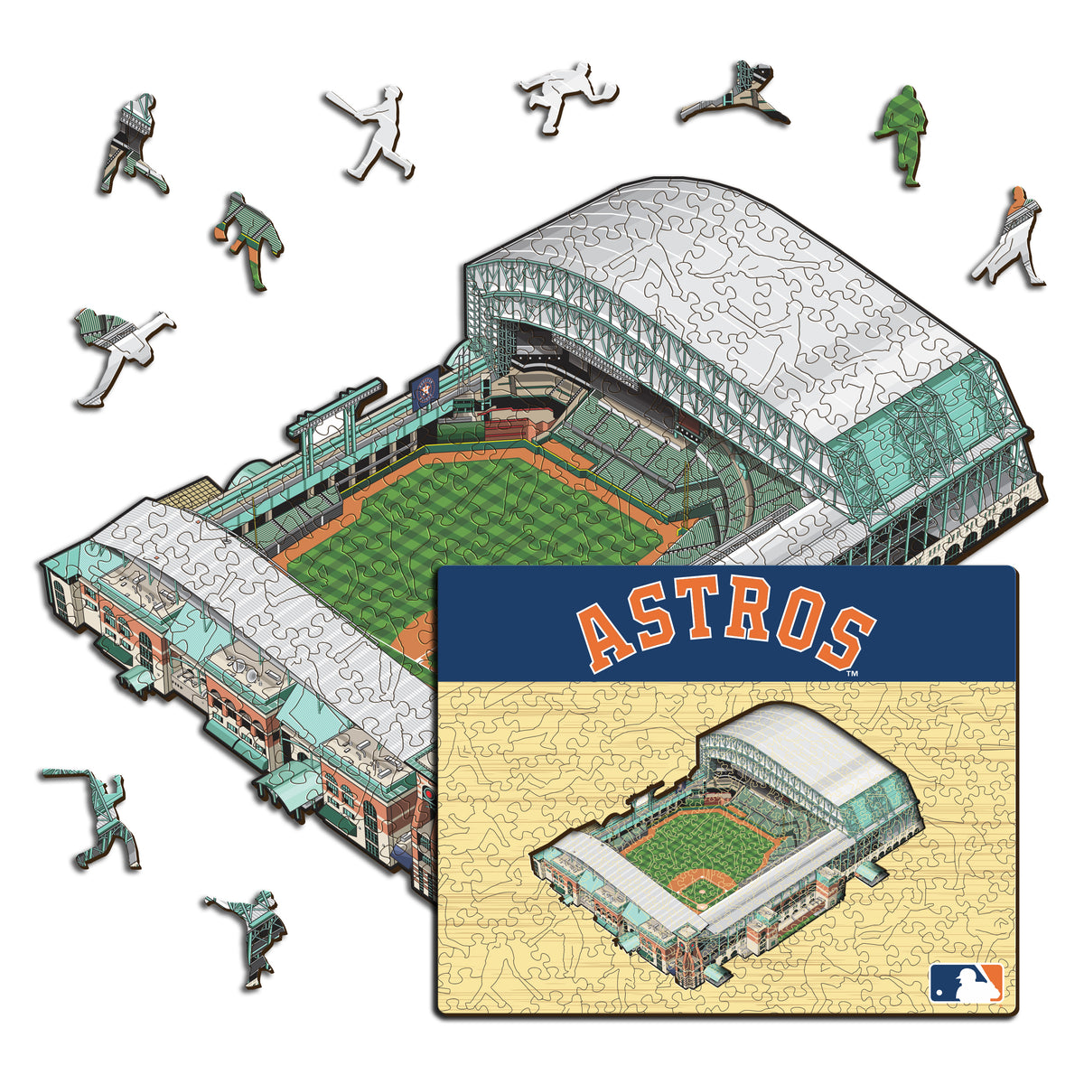 Daikin Park Houston Astros™ Puzzle en Bois