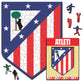 Logo Atlético de Madrid® - Puzzle en Bois