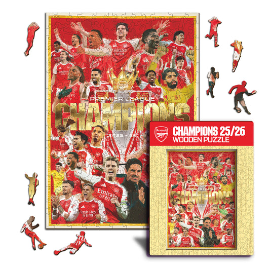 Champions Arsenal FC® Premier League 25/26 - Puzzle en Bois