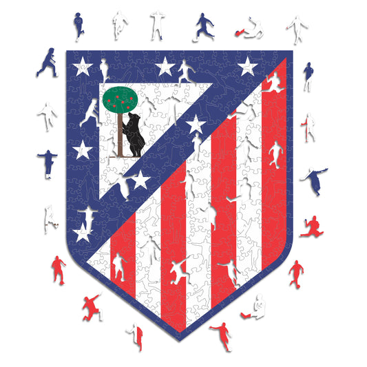 Logo Atlético de Madrid® - Puzzle en Bois