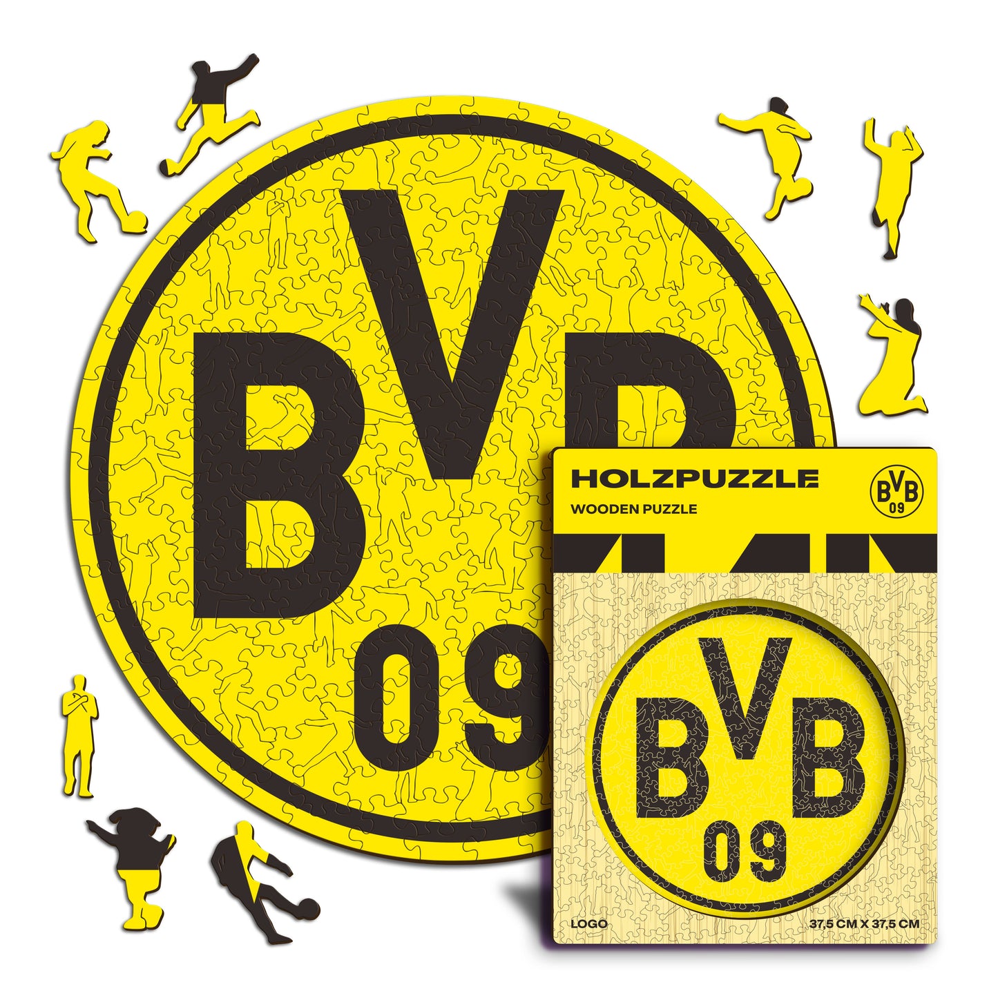 Logo Borussia Dortmund® - Puzzle en Bois