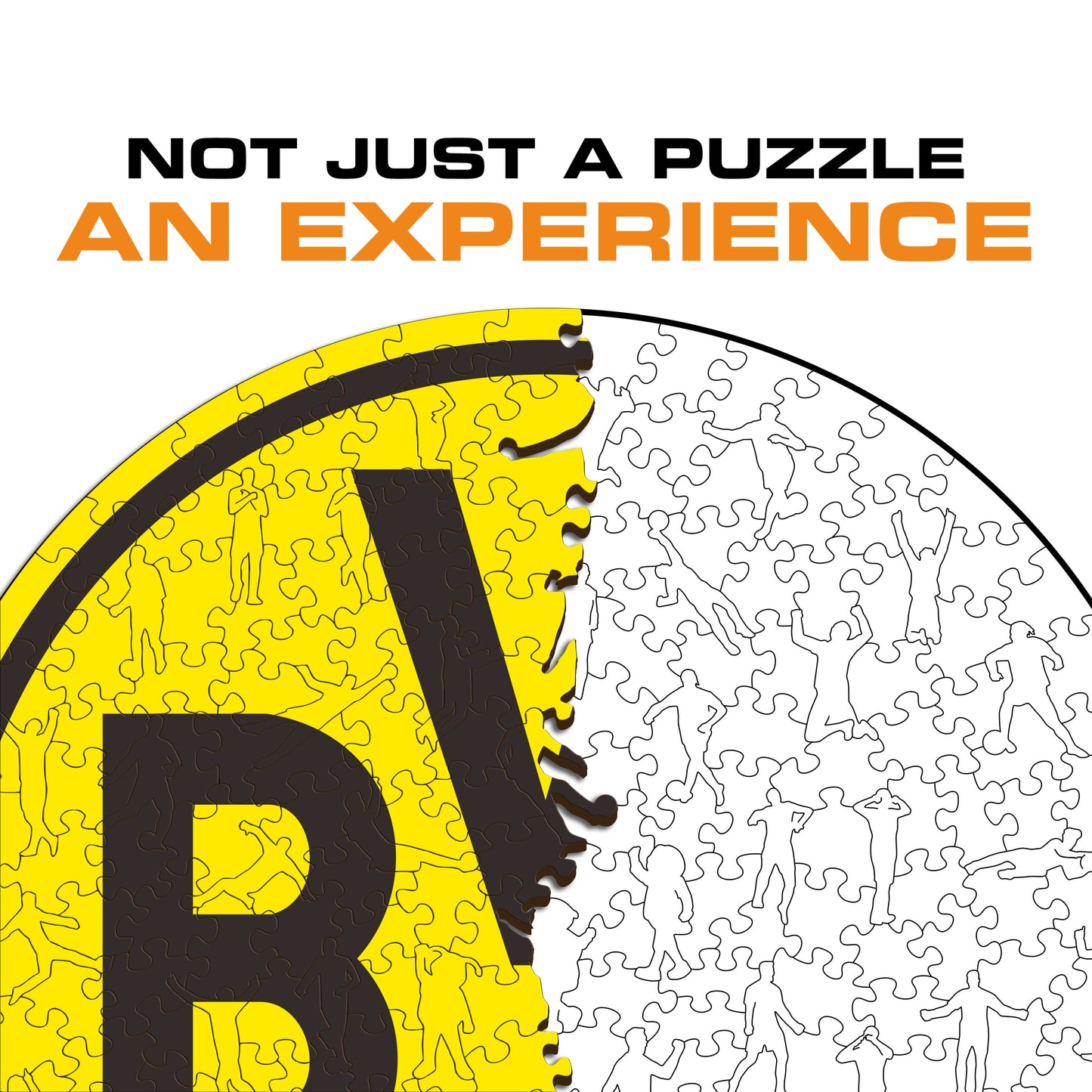 Logo Borussia Dortmund® - Puzzle en Bois