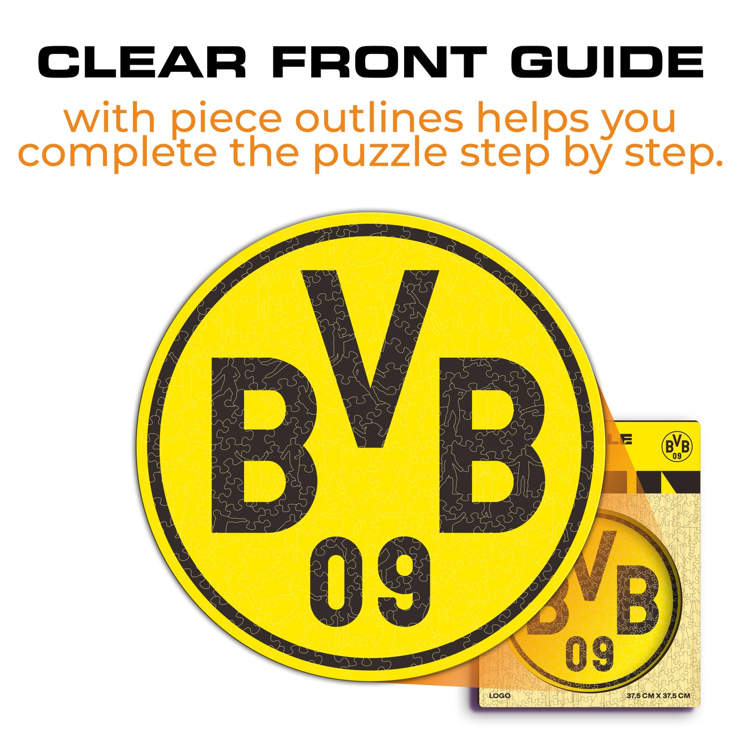 Logo Borussia Dortmund® - Puzzle en Bois