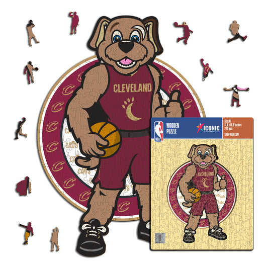 Mascotte Cleveland Cavaliers™ - Puzzle en Bois